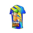 thumbnail image 4 of T-shirt pour Enfants Imprimé 3D Stumble Guys, Mignon T-shirt à Manches Courtes pour Garçons Filles, 4 of 5