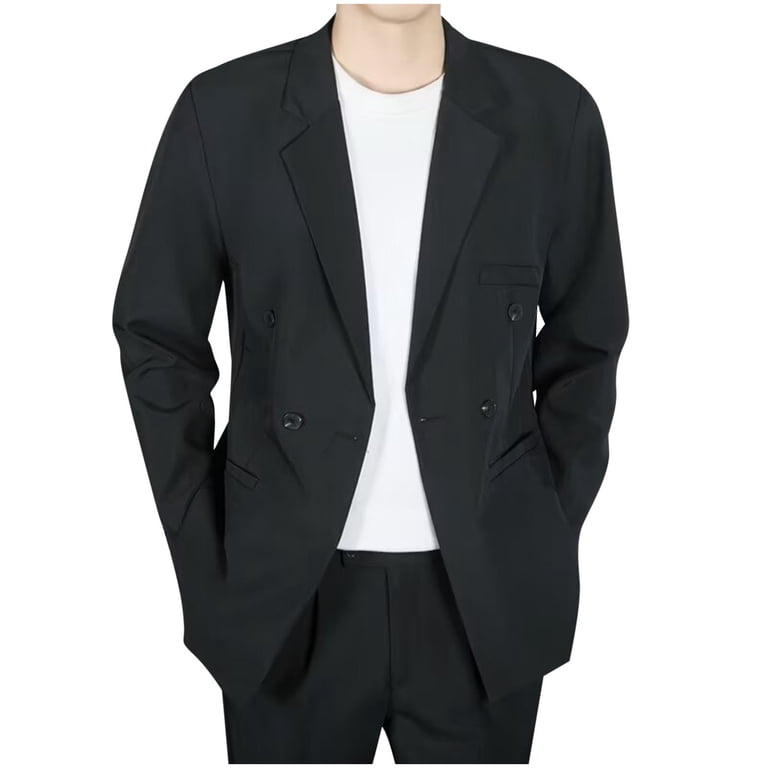 BiZtdJrK Dressy Casual Sport Jackets for Men Double Breasted