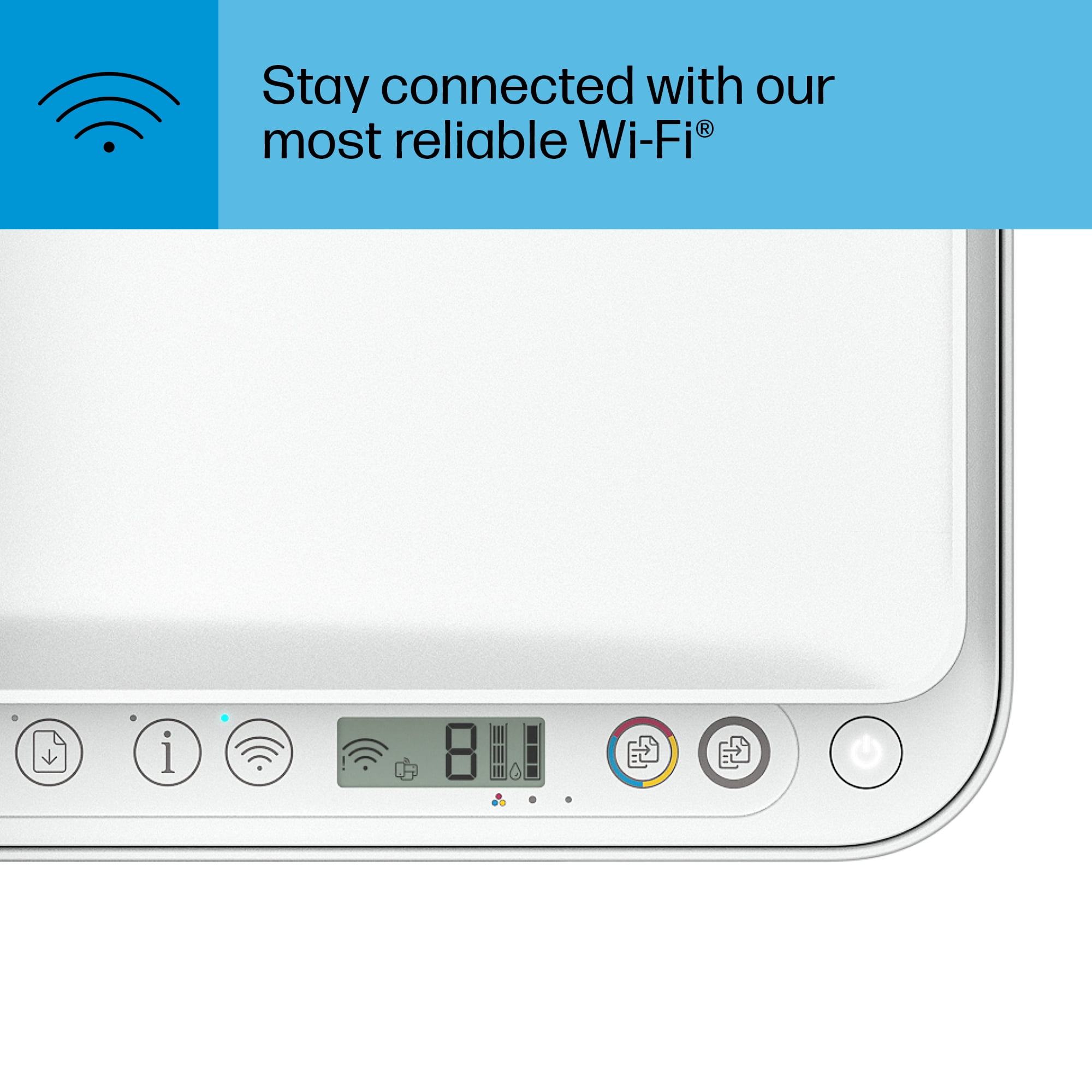 HP DeskJet 4252e Wireless All-in-One Color Inkjet Printer (White), Scanner, Copier, 3 months Free Instant Ink