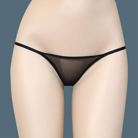 

Women Mesh Sheer Panties Ultra-Thin Briefs Lingerie Knicker Thongs G-String Sexy
