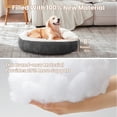 thumbnail image 3 of Cama para perros Still BedStill Donut, 91 cm, para perros grandes, color gris oscuro, 3 of 7