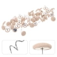 thumbnail image 1 of FOLOYORI 50Ud Clavos Espirales Para Tapicería En Beige Resistentes Para Sujetar Falda De Y Fundas De Sofá, 1 of 6