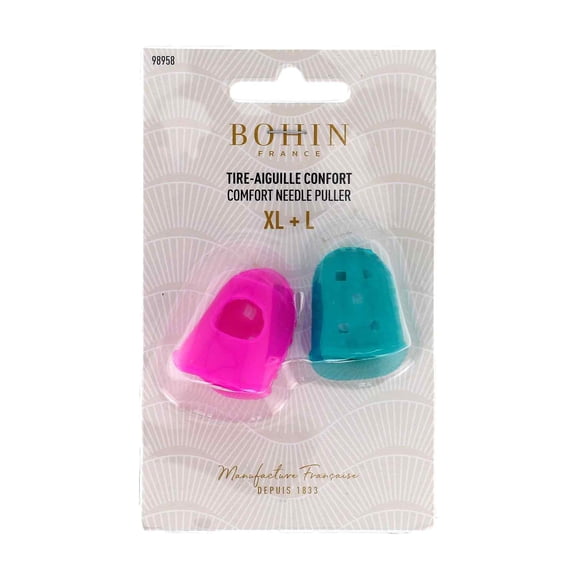 Bohin Silicone Needle Puller Extra Large and Large 2 Pack