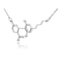 thumbnail image 5 of CBD Cannabidiol Molecule Stainless Steel Necklace, 5 of 10