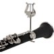 thumbnail image 5 of Lira para clarinete, clip para partituras, soporte plateado para clarinete para bandas de música, clip para partituras musicales, clip para libros de música para principiantes, 5 of 8