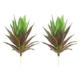 thumbnail image 1 of Unique Bargains Small Artificial Succulents Plants Unpotted Faux Succulent Picks Green Red 2 Pack, 1 of 5