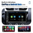 7" Double 2 DIN Android Auto Car Stereo Wireless CarPlay Bluetooth FM ...