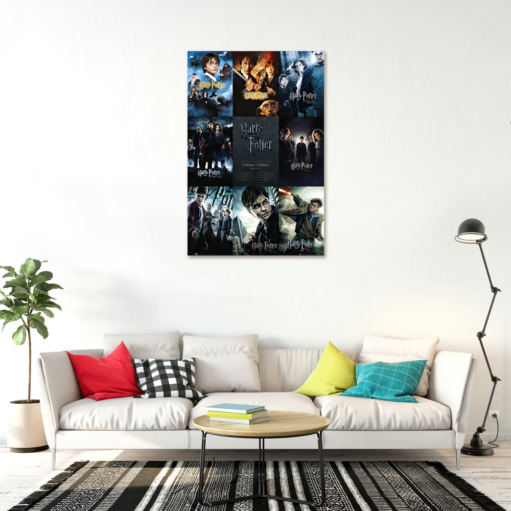 SIZE: 24 X 36" Details about   HARRY POTTER 1-8 FRAMED MOVIE POSTER ALL MOVIE POSTERS GRID 