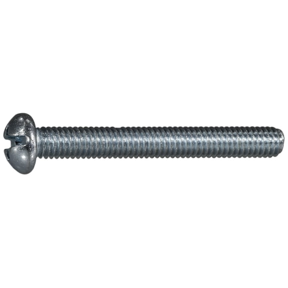 #10-32 x 1-1/2" Zinc Combo Round Head Machine Screws MSCRS-433 (70 pcs.)