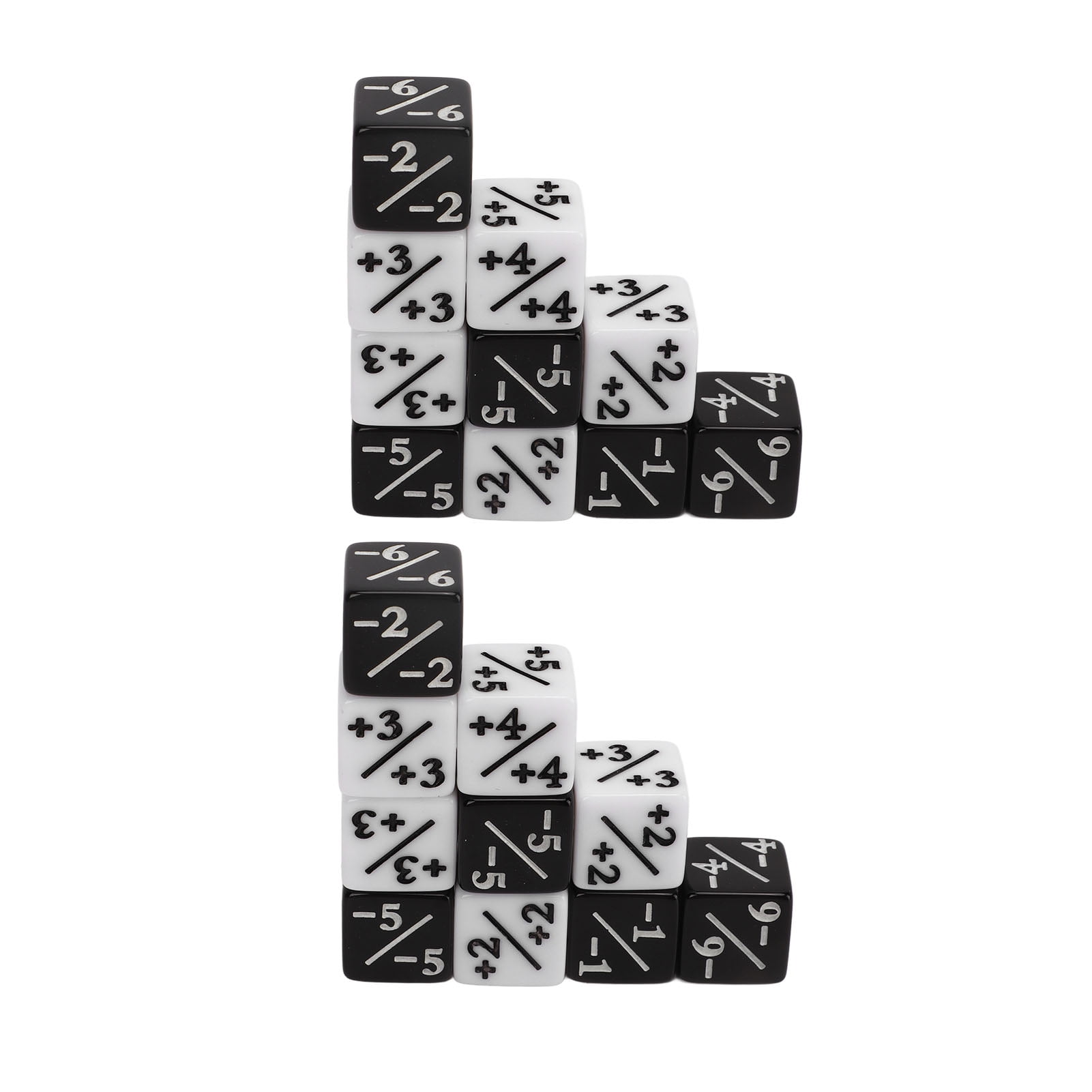 Dados con números, 20 piezas de dados positivos y laterales de 16 mm ...