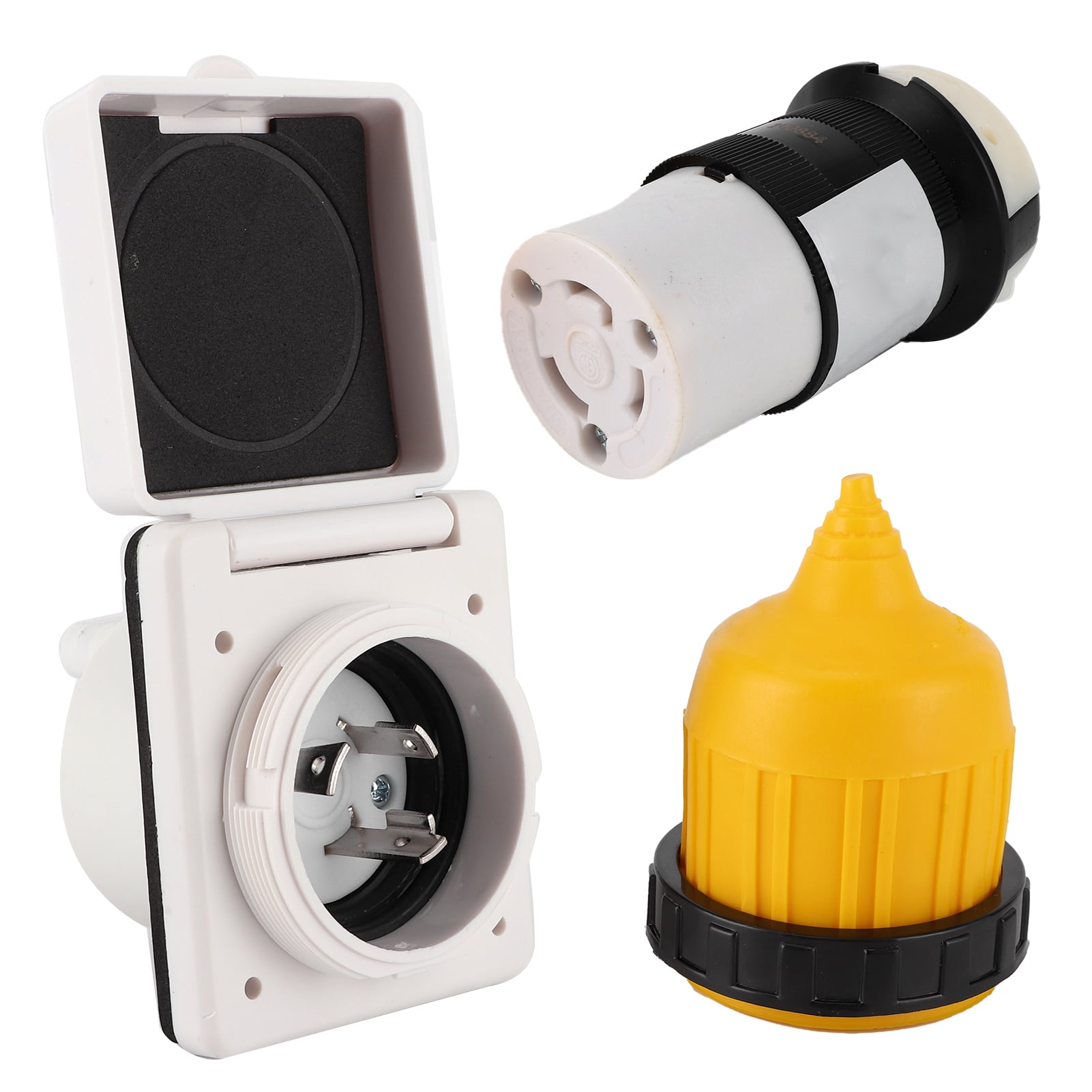 RV, Trailer & Camper Parts 50 amp RV Power Inlet Twist Lock Female