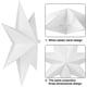thumbnail image 2 of Estrella de 7 puntas JanHm Decoración de estrellas de papel juego de 5 estrellas plegables color Negro Blanco Gris, 2 of 5