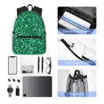 thumbnail image 4 of Easygdp Green Glitter Mochila Casual para Portátil, Mochila para Escuela, Viajes, Negocios, 4 of 6