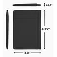 thumbnail image 6 of Credit Card Holder Genuine Leather Slim & Thin Pocket Wallet Minimalist Wallet Money Clip RFID Blocking, 6 of 7