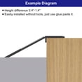 thumbnail image 4 of Unique Bargains Aluminum Floor Transition Strip, Door/Tile/Carpet to Tile Transition Strip, Carpet Edging Strip, Silver, 4 of 6
