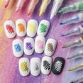 thumbnail image 3 of 12 Colors Nail Art Pens Set, 2026 New Nail Art Markers for Gel Nails, Quick Dry Long Lasting Nail Polish Pen for Kids, DIY 3D Drawing Dotting Painting Nails Liner Brush, 3 of 6