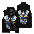 thumbnail image 3 of Chaqueta sin mangas para hombre Mazinger Z, chaleco con patrón 3D Mecha, chaqueta deportiva para caminar por la calle al aire libre para otoño e invierno, 3 of 5