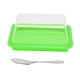 thumbnail image 2 of Caja De Almacenamiento De Mantequilla De Plástico Con Tapa Transparente, Contenedor De Queso Cuadrado, Cortador De Mantequilla, Suministros De Cocina Para Uso Diario, 2 of 7