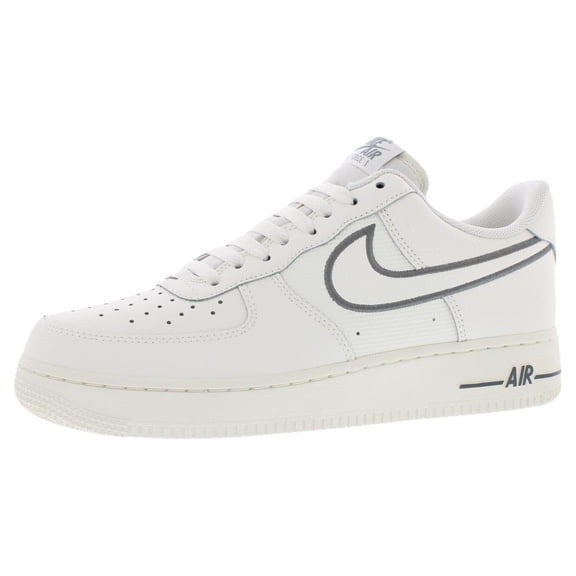 Nike Air Force 1 '07 Leather Unisex Shoes Size 11.5, Color: Sail/Sail/Cool Grey