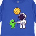 thumbnail image 4 of Inktastic Astronaut Holding a Moon Balloon Boys or Girls Long Sleeve Toddler T-Shirt, 4 of 5