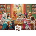 thumbnail image 2 of Dogs Pizza Party Jigsaw Puzzle for Adults 1000 Pieces, Colorful Funny Dog Dinner Illustration, Premium Thick Cardboard with Matte Finish, Perfect Gift for Dog Lovers, 2 of 8