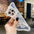 thumbnail image 4 of Compatible with iPhone 12 Pro Case, Cute Bear Camera Protector Clear Flowers Girls Women Case for iPhone 12 Pro, 4 of 8