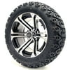 14" Madjax Nitro M/B Wheels and X-Trail Tires + GTW Quality Golf Cart Lift Kit
