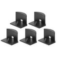 thumbnail image 2 of 5 PCS Wall Hat Rack Self Adhesive Baseball Hat Hanger Hook Earphone Necklace Storage Rack Black, 2 of 8