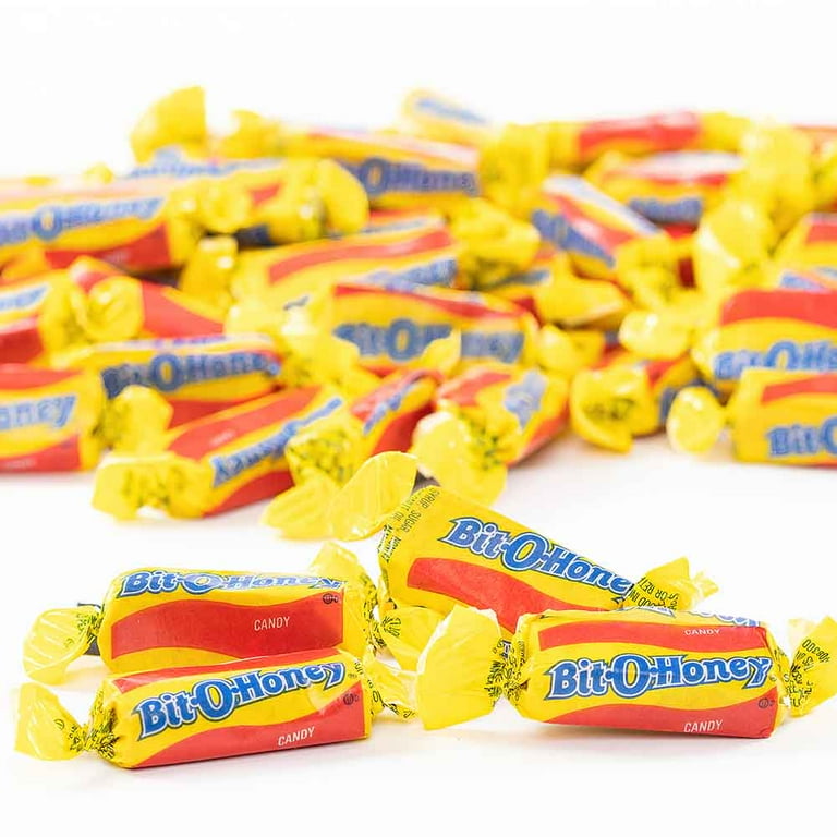 Spangler Bit-O-Honey Candies - Honey, Almond - Individually Wrapped - 1 Carton Spangler Bit-O-Honey Candies - Honey, Almond - Individually Wrapped - 1 Carton