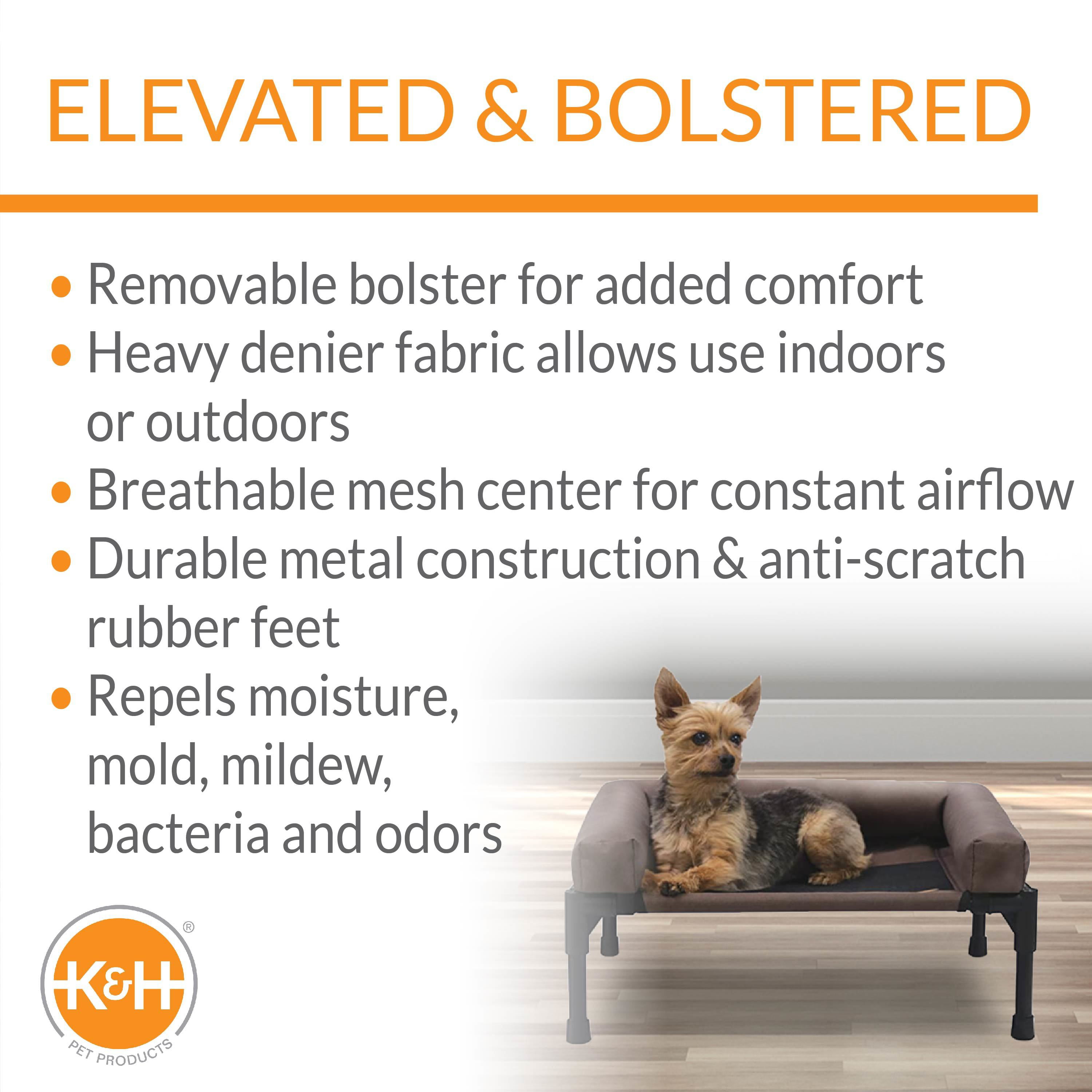 K&H Pet Products Original Bolster Pet Cot Elevated Pet Bed