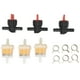 thumbnail image 2 of Filtro de gas combustible abrazadera de válvula de cierre portátil compacta para procesamiento en taller para desbrozadora para componente electrónico para cortacésped para, 2 of 8
