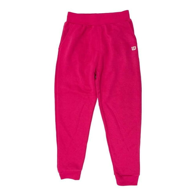 Jogger Wilson para Niña con Elástico en Cintura y Tobillos Bolsillos Enfrente Fucsia Talla 10