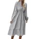 thumbnail image 1 of Gibobby Vestidos de sueter Vestidos casuales a para mujer, vestido largo Vintage para mujer con mangas, vestido de vacaciones de ocio, vestido de columpio a(Gris,CH), 1 of 5