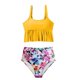 thumbnail image 4 of Traje de baño vintage estampado para mujer, traje de baño conservador, traje de baño de bikini con falda de playa estampada para mujer, traje de baño de nailon para mujer, 4 of 4