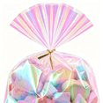 thumbnail image 6 of CCOCC 2026 New Cellophane Bags,100Pcs 6X10In Clear Treat Bags with Ties Plastic Gift Bag Holographic Iridescent Pink Goodie Bag for Party Favors Wedding Candy Valentine Snack Popcorn Cookies Packing, 6 of 7