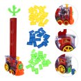 thumbnail image 3 of 1 Ensemble de Jouets Train Domino Transparent pour Enfants Petit Jouet Train Jouet d'Éducation pour Enfants, 3 of 7