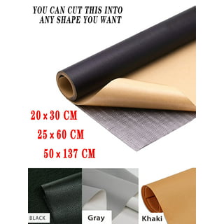 Printed Leather Repair Patch Tape Kit Self Adhesive Leather Repair Patch  for Furniture, Couch, Sofa, Car Seats,Office Chair,Vinyl Repair Kit (Black