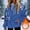 #025-Blue, variant on Craaazy Oversized Hoodies for Women Christmas Printed Sweatshirts Baggy Drawstring Hooded Pullover Tops with Pockets Gifts