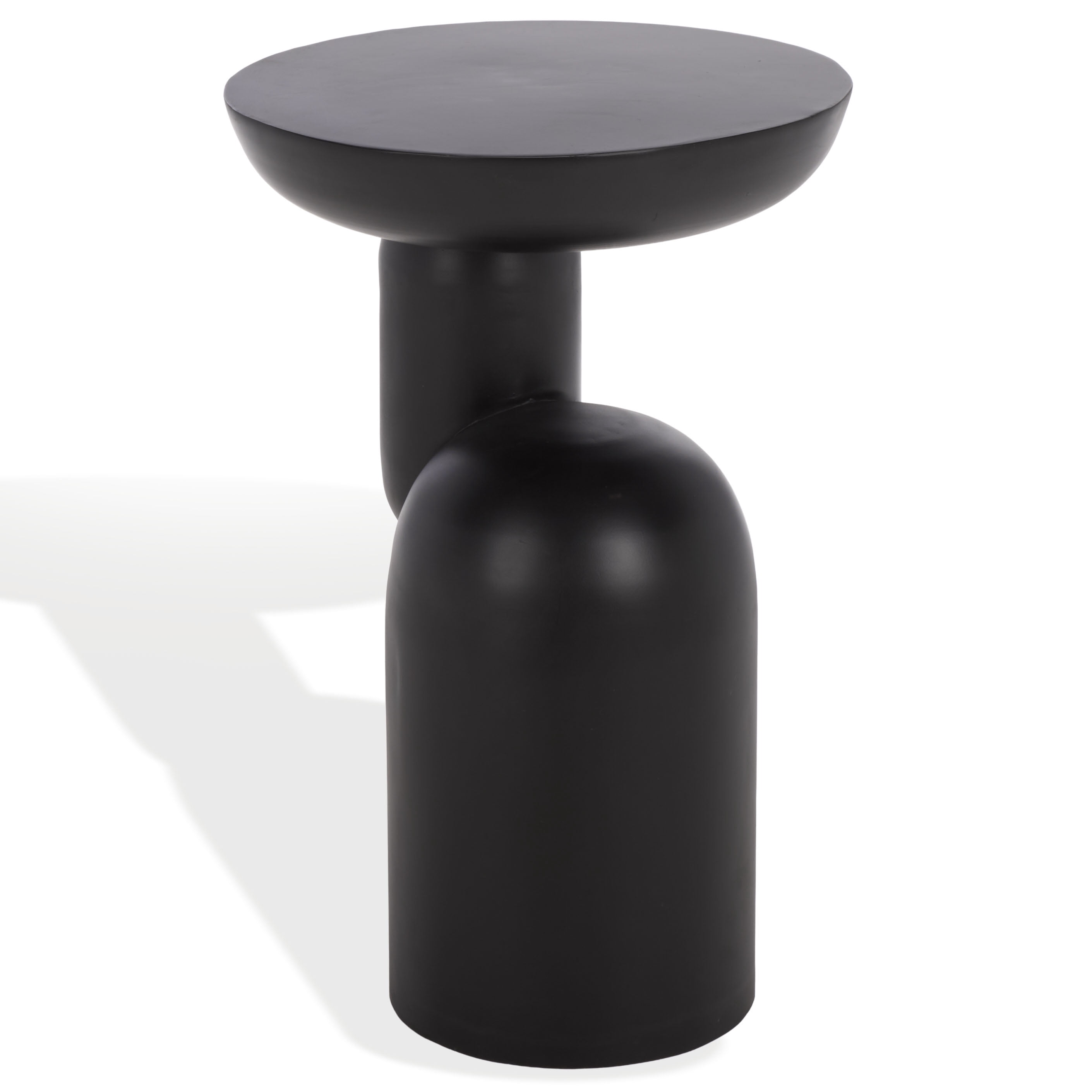 Safavieh Couture Donnastella Metal Modern End Table, Black