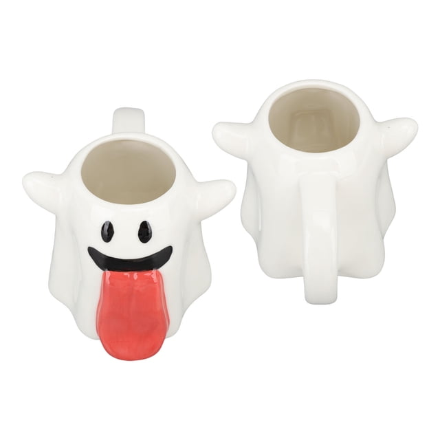 Taza Ghost, Taza Ghost De 401 A 500 Ml, Linda Cerámica Para Oficina