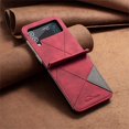 thumbnail image 5 of Allytech Compatible with Samsung Galaxy Z Flip 4 5G Case 2022, Lightweight PU Leather Full Protection Anti-Shock Non-Slip Folio Case for Galaxy Z Flip4 5G 2022, Red, 5 of 6