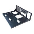 thumbnail image 4 of Caja de PC de chasis abierto, negra, profesional, robusta, de cuerpo ancho con orificio para enrutamiento de cables, accesorios resistentes., 4 of 9