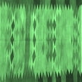 thumbnail image 1 of Ahgly Company Indoor Square Oriental Emerald Green Traditional Area Rugs, 7' Square, 1 of 4