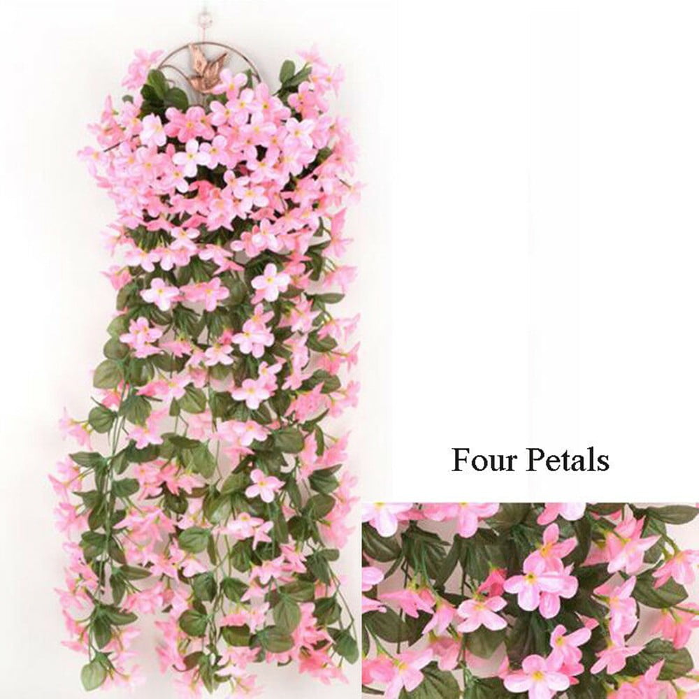 85cm Pretty Artificial Wall Hanging Silk Flowers For Wedding Party Decoration 