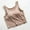 Brown, variant on HOMBOM Womens Athletic Tank Tops with Built in Bras Summer Sleeveless Gray Yoga Casual Breathable Basic T Shirts for Women Scoop Neck