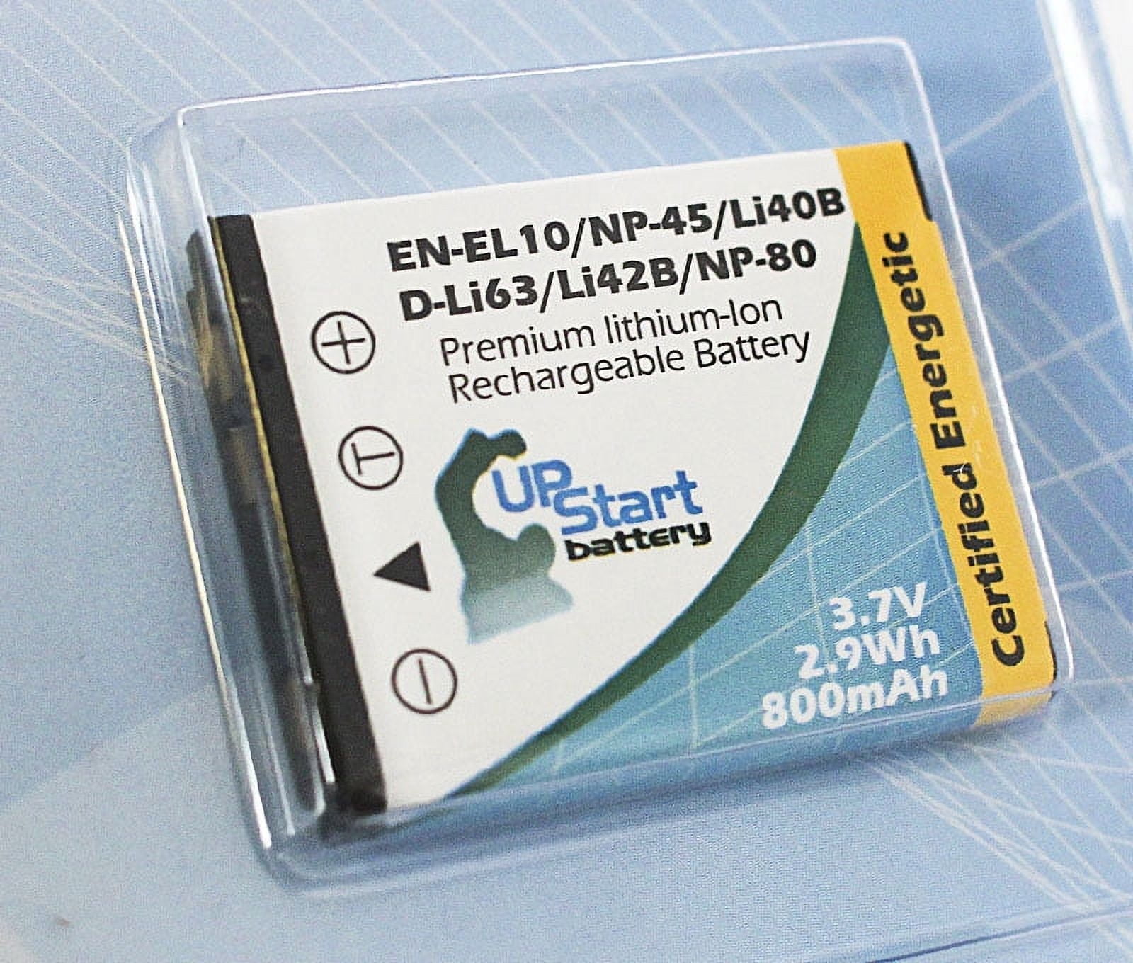 UpStart Battery Olympus Stylus 725 SW Battery - Replacement for Olympus LI-40B, LI-42B Digital Camera Battery (800mAh, 3.7V, Lithium-Ion)