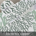 thumbnail image 6 of Ocean Coral Nautical Throw Pillow Cover, Pillowcase Protectors with Zipper, Breathable Decorative Lumbar Pillow Case Cover, Pillow Shams for Couch Sofa 16x24Inch, 6 of 7