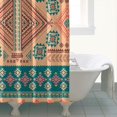 thumbnail image 4 of Waterproof Bohemian Shower Curtain 72x72 Inch Boho Style Polyester Unique Shower Curtain for Bathroom Hotel Home Decor with 12 Plastic Hooks, 4 of 5