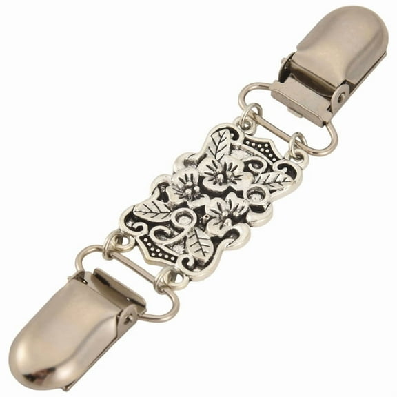 Retro Cardigan Clip Sweater Women Filigree Cinch For Back Of Dresses Shawl