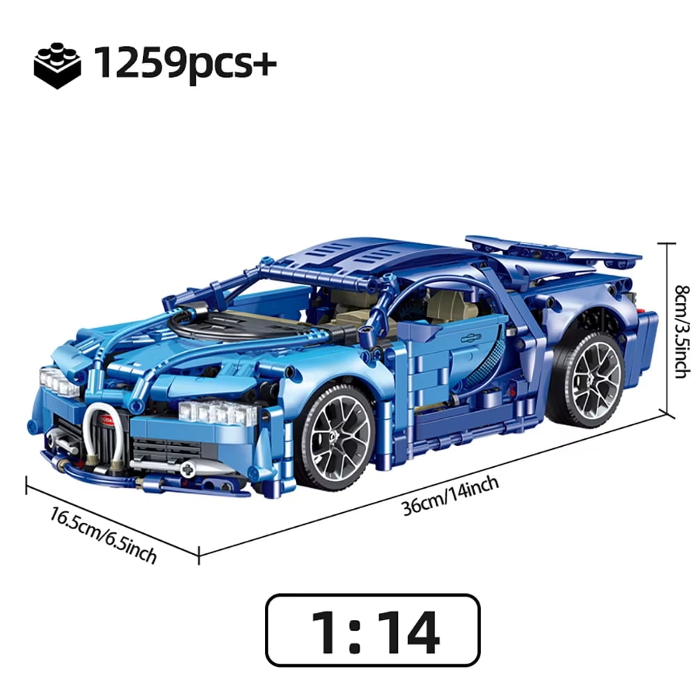 Buildable Technic Bugatti Chiron 42083, Collectible Super Sports